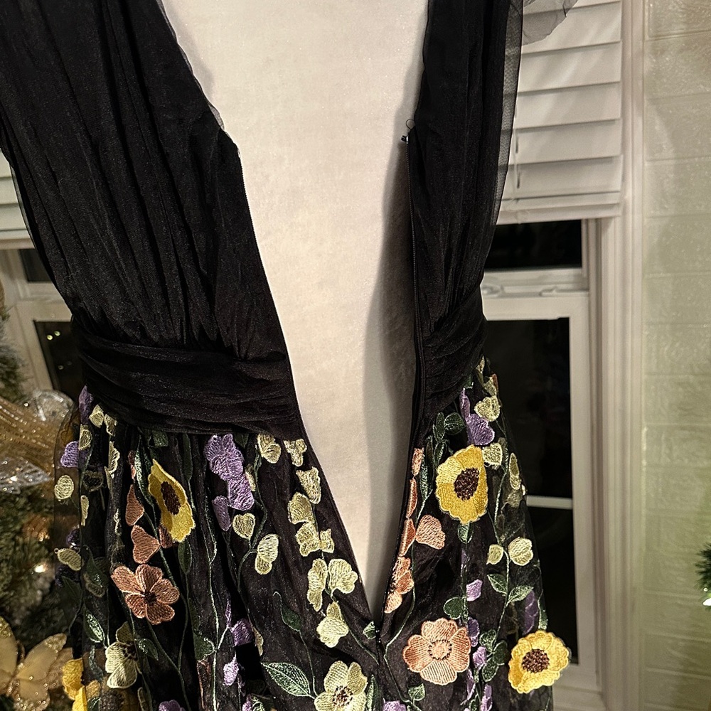 Floral Black Evening Dress by NY & C - Picture 10 of 12